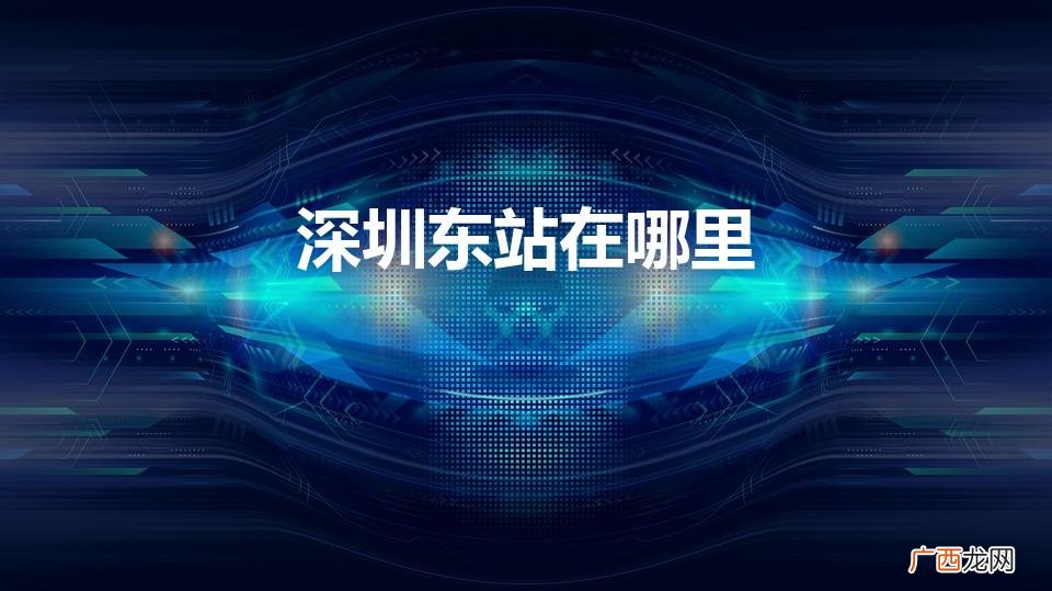 深圳东火车站在哪个地方 深圳东站在哪里