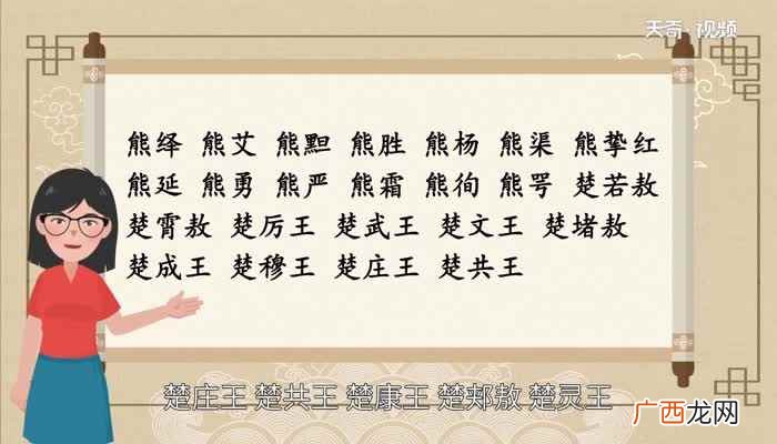 楚国先秦时期位于长江流域的诸侯国 楚国历代国君一览表
