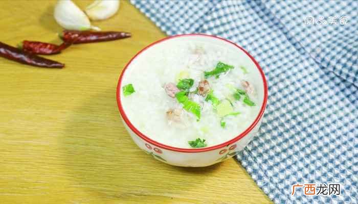 大米100克猪肉怎么做好吃 青菜瘦肉粥