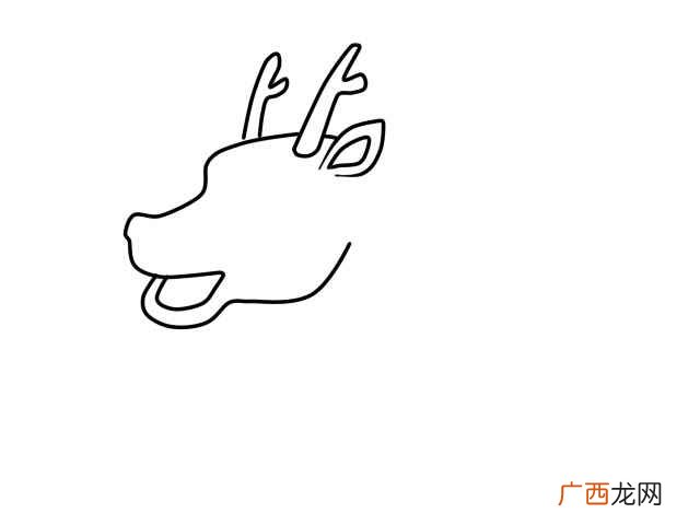 画出龙的前额部分是什么 简笔画龙