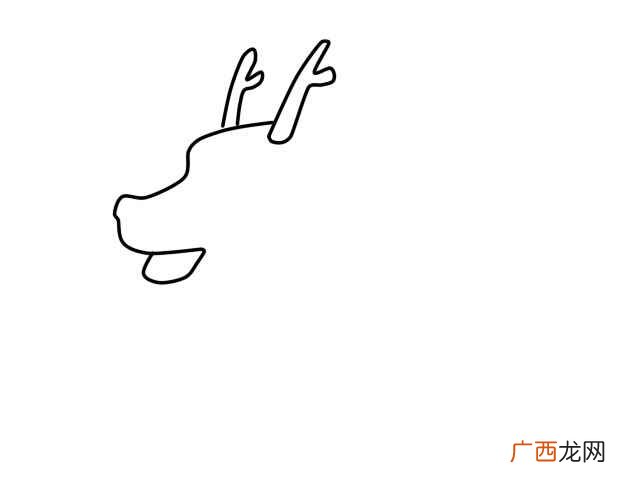 画出龙的前额部分是什么 简笔画龙