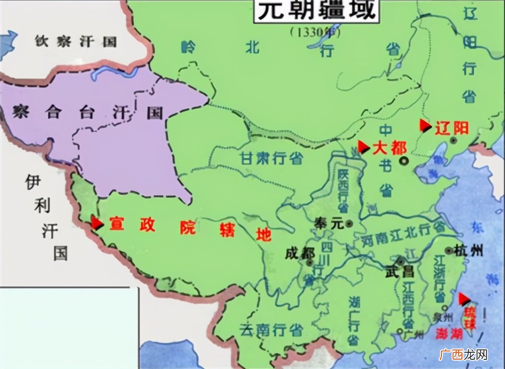 明朝继任后剩下的领土都去哪儿了 元朝国土面积有多大