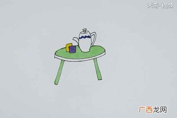 桌子简笔画儿童画 桌子简笔画