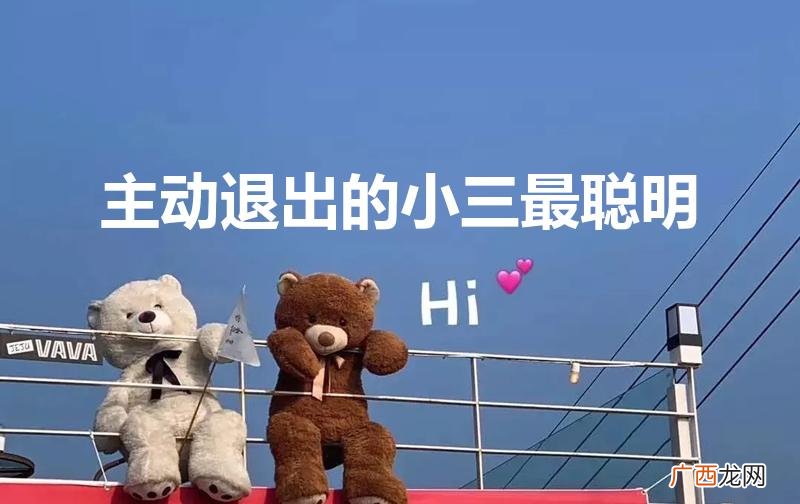 主动退出的小三最聪明