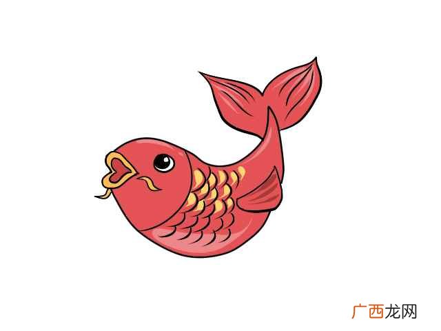 鲤鱼简笔画图片 鲤鱼简笔画