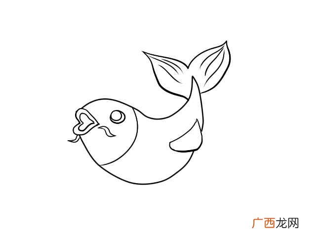 鲤鱼简笔画图片 鲤鱼简笔画