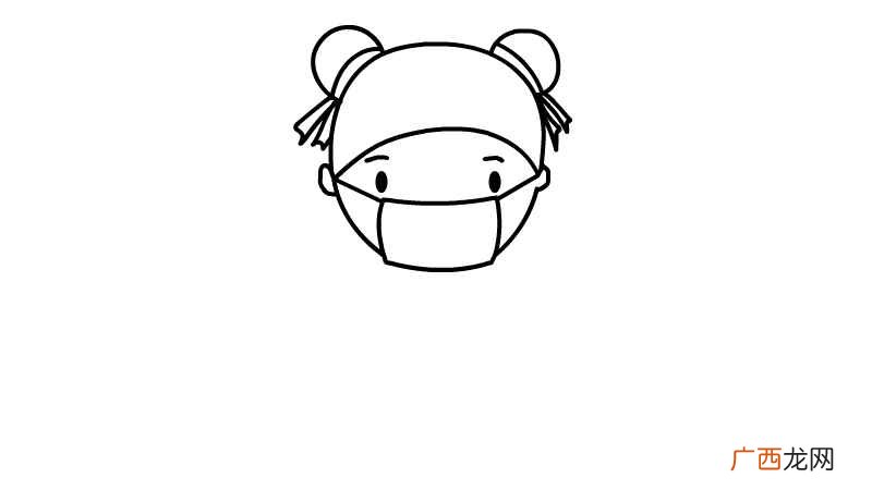夏鹏晔的上半身身体线条 疫情儿童画简笔画步骤