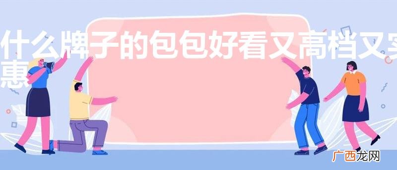 女士包包什么牌子好又不贵 什么牌子的包包好看又高档又实惠