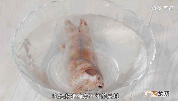 煮出来的猪蹄皮不坏的关键 煮猪蹄