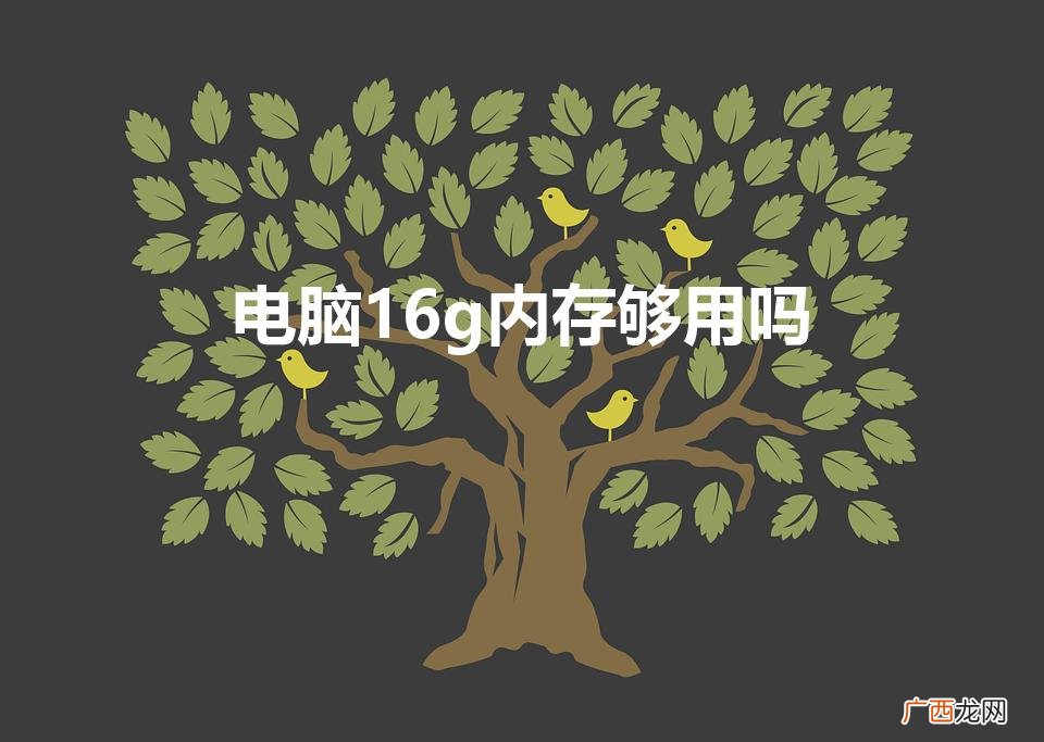 16g内存够用吗 电脑16g内存够用吗