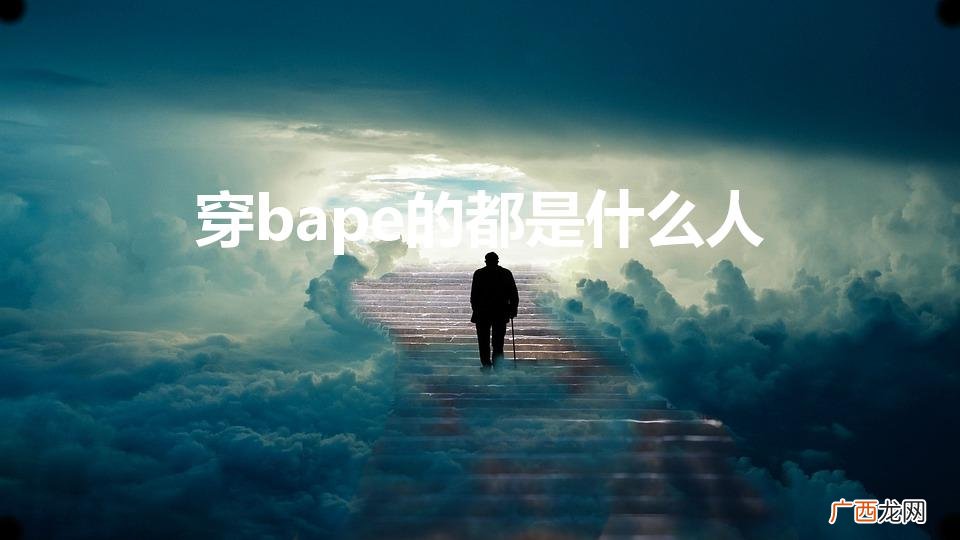 bape中国官网 穿bape的都是什么人