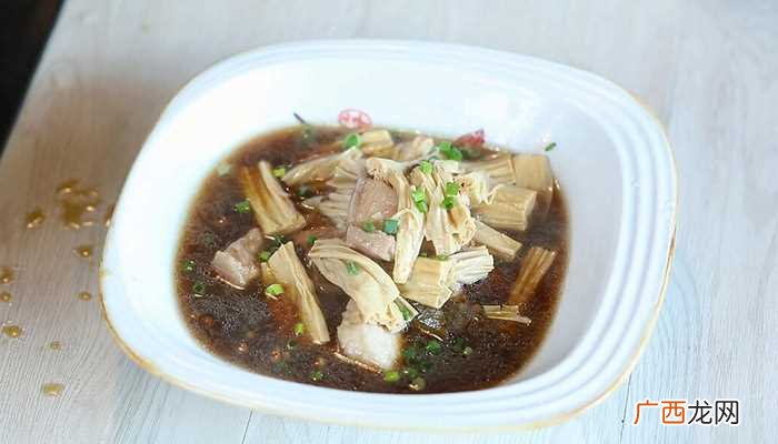 五花肉的做法 腐竹烧肉怎么做