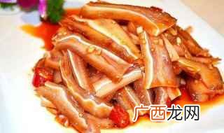 猪耳朵的营养价值及功效和作用 猪耳朵的营养价值及功效
