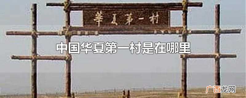 中国华夏第一村在内蒙古敖汉旗宝国吐乡兴隆洼村 中国华夏第一村是在哪里
