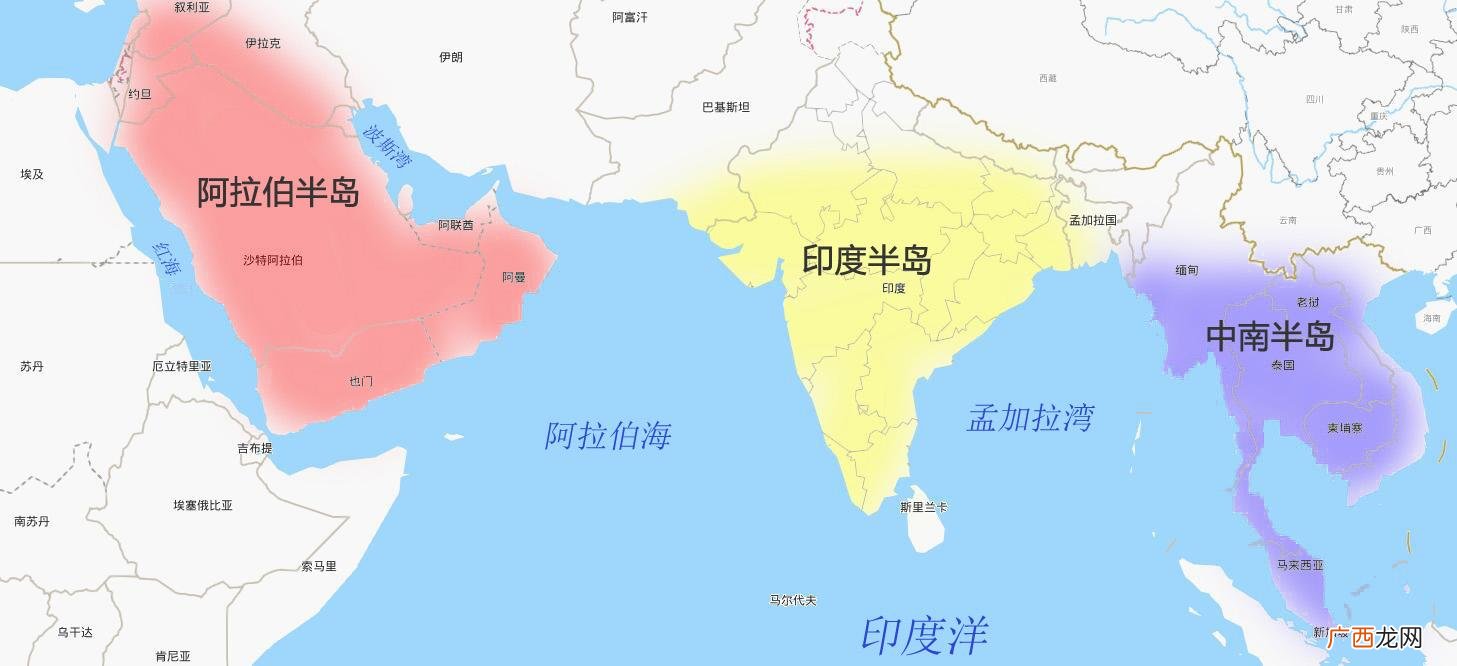 谁发展经济更有优势 亚洲三大半岛的地理位置优越