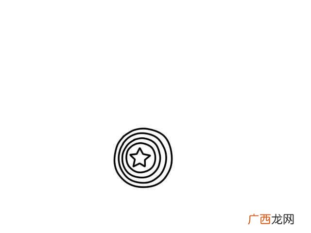 美国队长简笔画儿童 美国队长简笔画