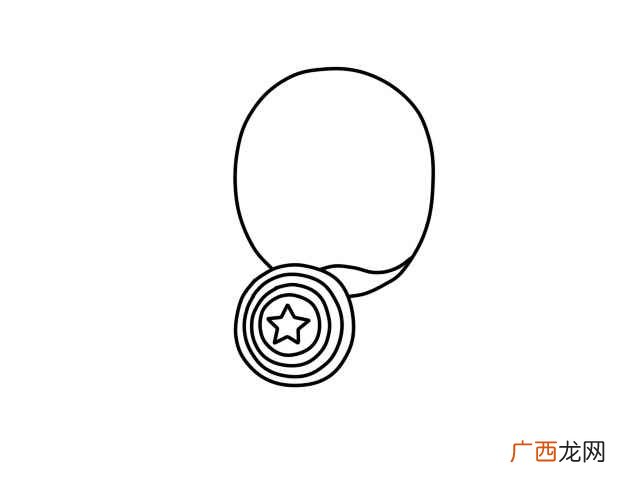 美国队长简笔画儿童 美国队长简笔画