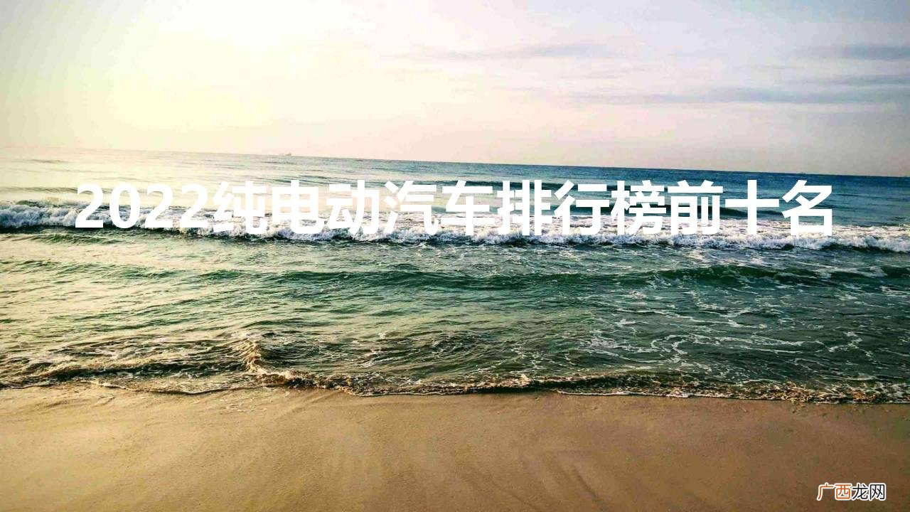 全球纯电动汽车销量排行 2022纯电动汽车排行榜前十名