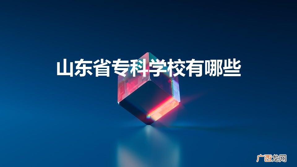 山东省专科学校有哪些（山东省专科学校哪些学校宿舍有空调)