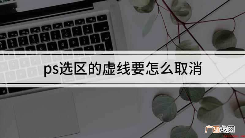 ps怎么取消选区的虚线 ps选区的虚线要怎么取消