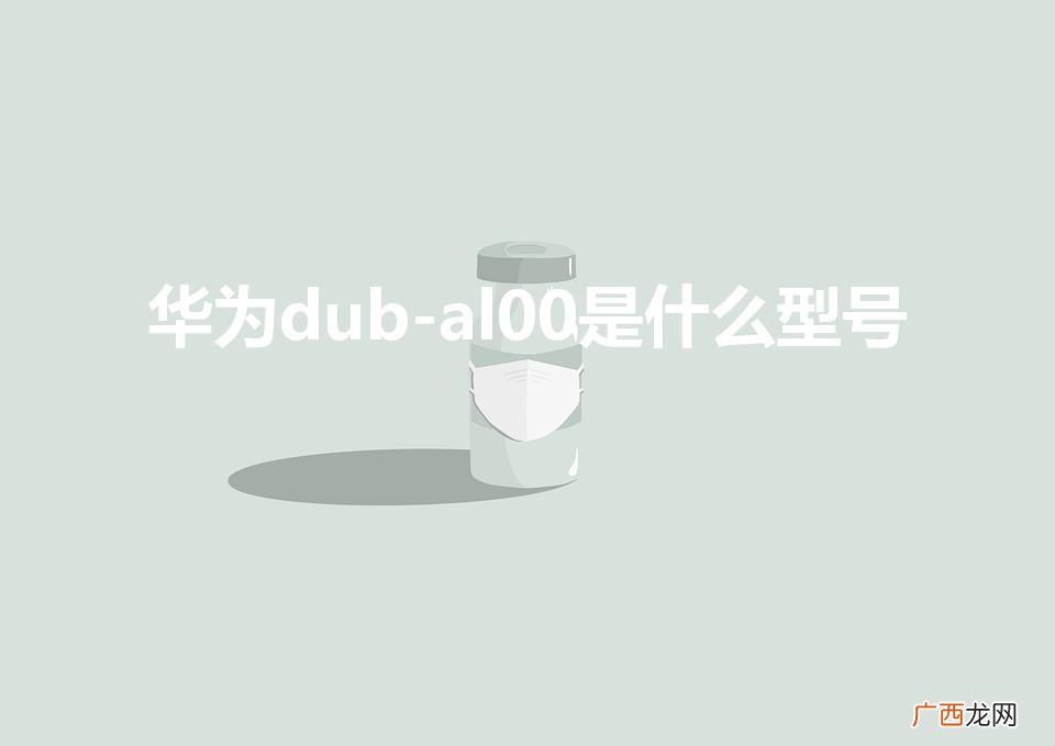 华为dub_al00是啥型号 华为dub-al00是什么型号