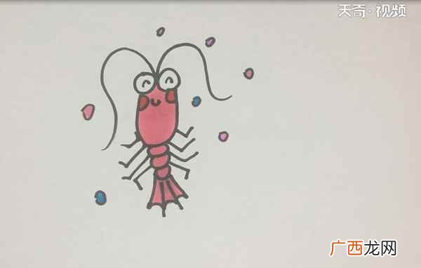 小龙虾的简笔画大全 小龙虾的简笔画