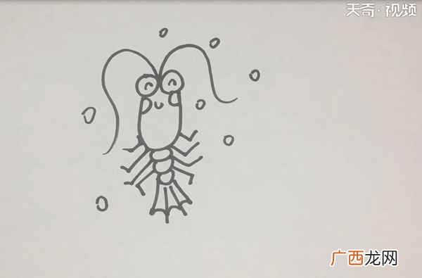 小龙虾的简笔画大全 小龙虾的简笔画
