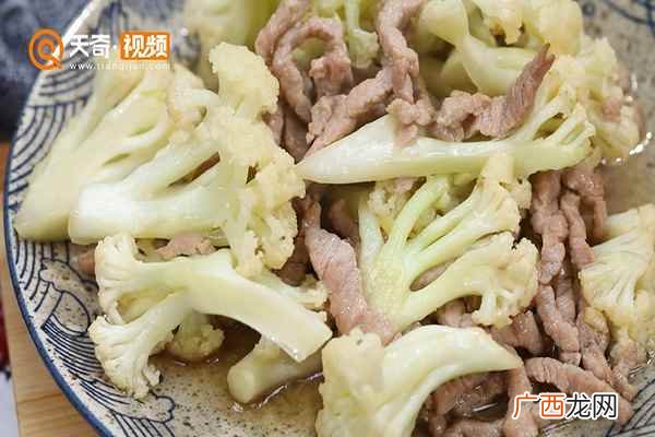猪里脊的家常做法 花菜炒肉的做法