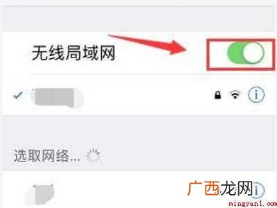 苹果无线局域网按钮打不开