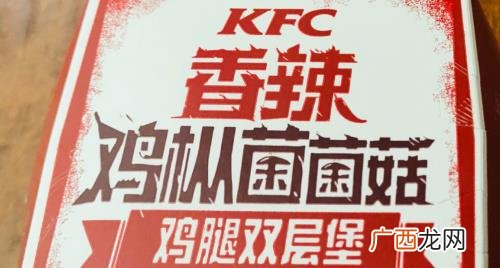 肯德基鸡枞菌菇鸡腿堡多少钱一个 肯德基香辣鸡枞菌菌菇鸡腿双层堡多少钱