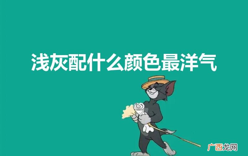 浅灰色搭配什么颜色最佳 浅灰配什么颜色最洋气