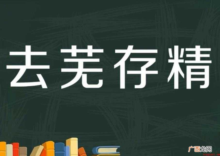 去芜存菁是什么意思 感兴趣的网友们 去芜存菁是什么意思