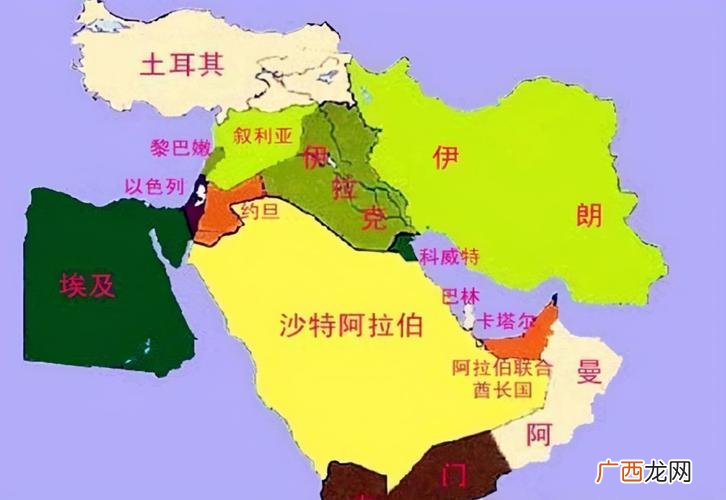 中东有哪些国家组成 中东有哪些国家