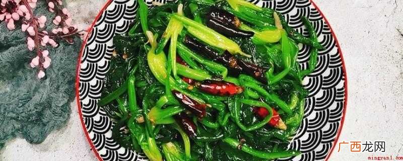 菠菜杆怎么炒好吃