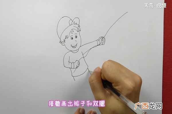 放风筝简笔画简单又好看 放风筝简笔画