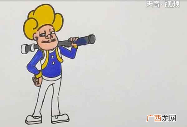 如何画出脸部表情 光头强简笔画