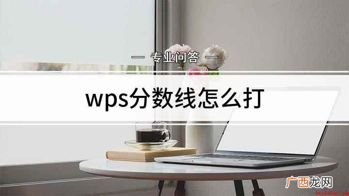 WPS如何输入分数形式 wps分数线怎么打