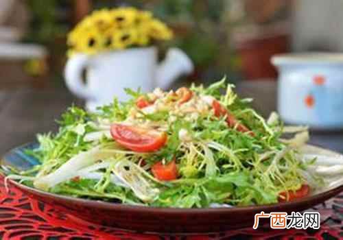 樱桃萝卜5个、大蒜3瓣、食盐、鸡精、香油少许、白醋1小匙做法 凉拌苦菊的做法,凉拌苦菊怎么做