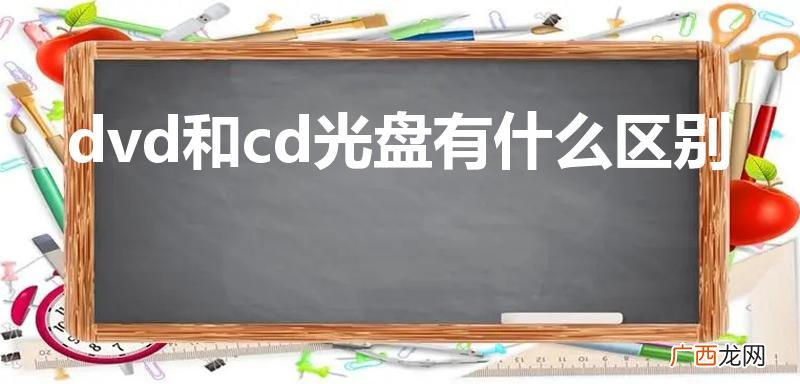DVD与CD区别 dvd和cd光盘有什么区别