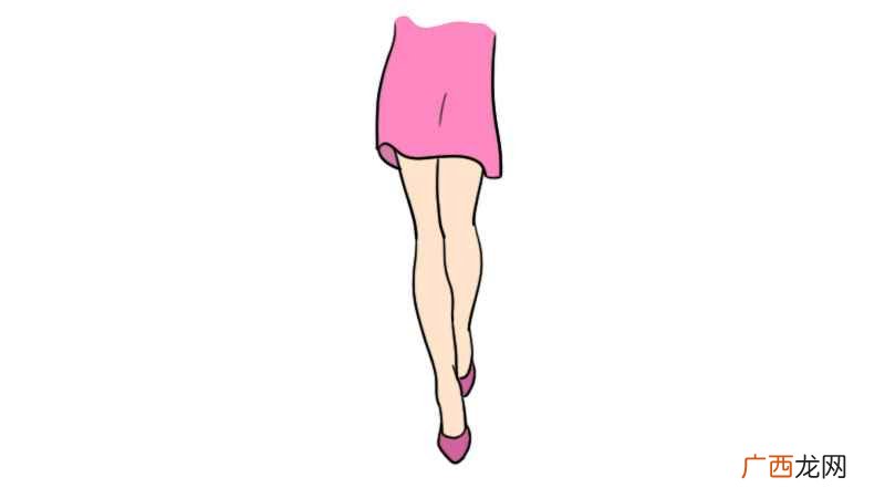 短裙画出两条并拢的大腿 腿怎么画简笔画