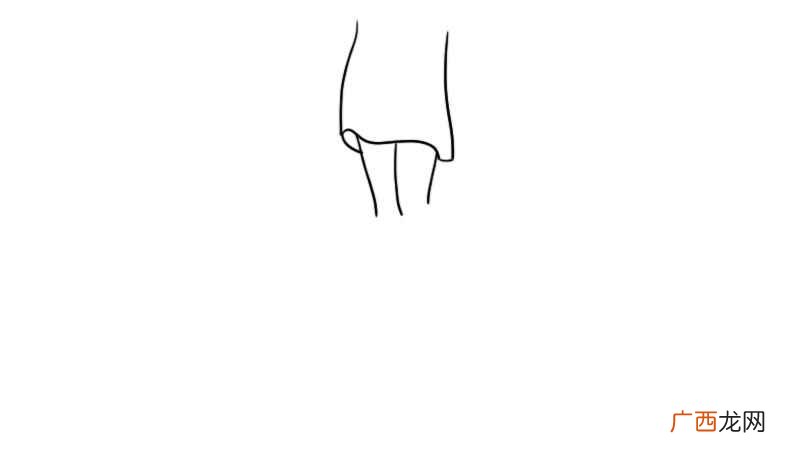 短裙画出两条并拢的大腿 腿怎么画简笔画