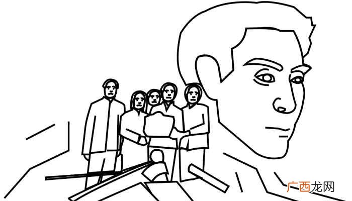 如何画一个人物的头部 黄河之滨简笔画