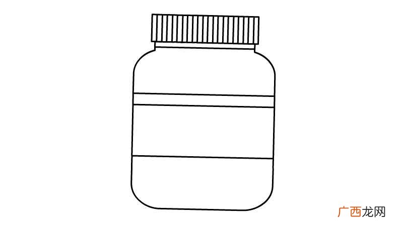 药瓶的轮廓怎么画才好看 药瓶简笔画