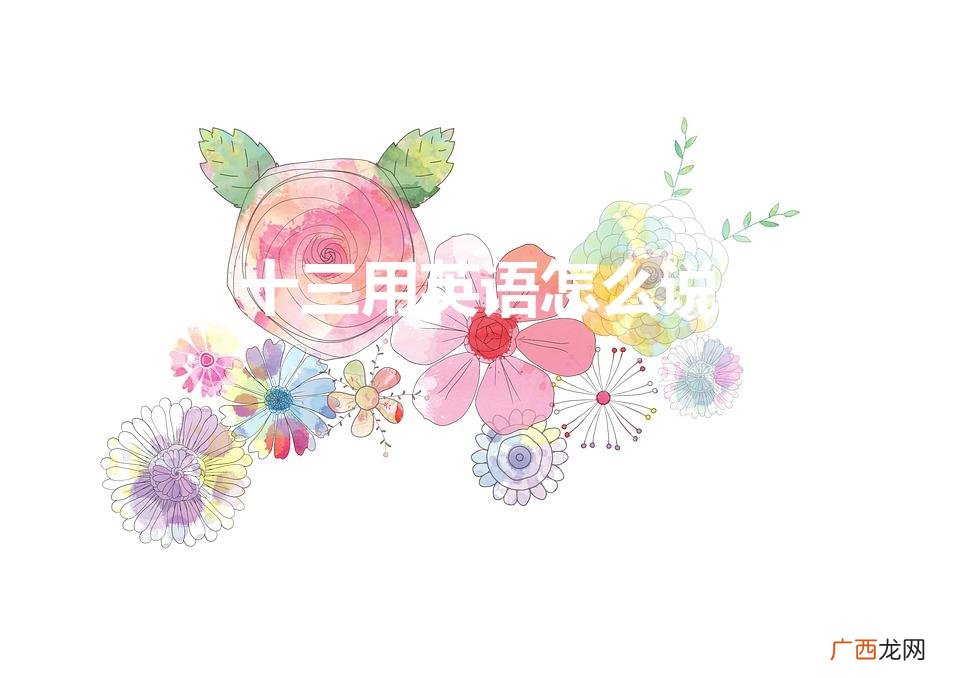 怎么读 十三用英语怎么说