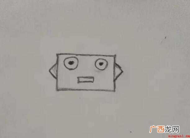 如何画机器人简笔画