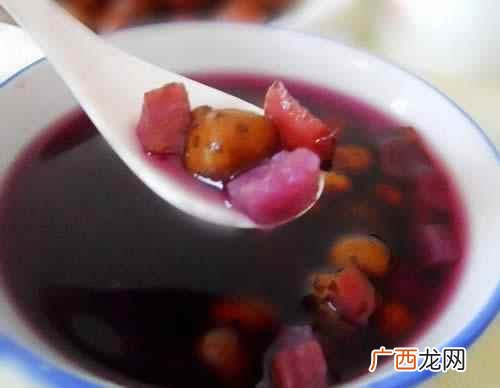 紫薯山药豆糖水 紫薯山药豆糖水的做法