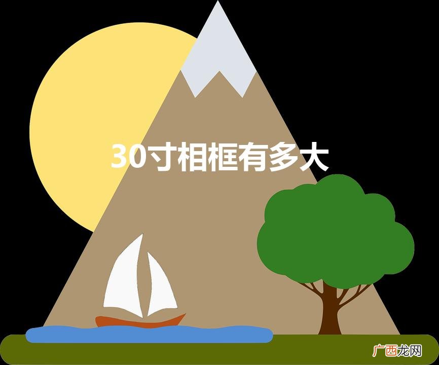 30寸相框有多大(相框大小尺寸参考图)