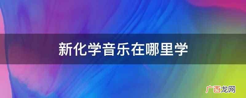新化学音乐是一种艺术形式和文化活动 新化学音乐在哪里学