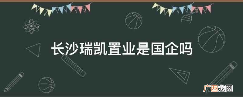 长沙瑞凯置业有限公司 长沙瑞凯置业是国企吗