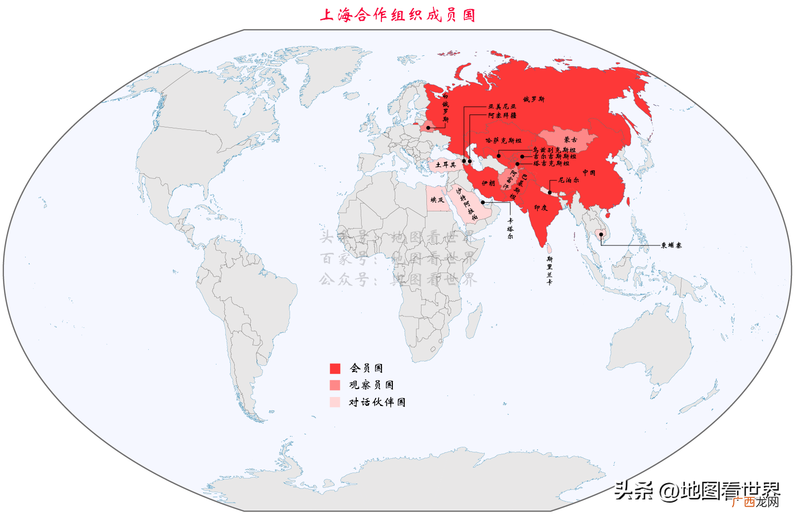 上海合作组织的机构有那些 上合组织有哪18个国家